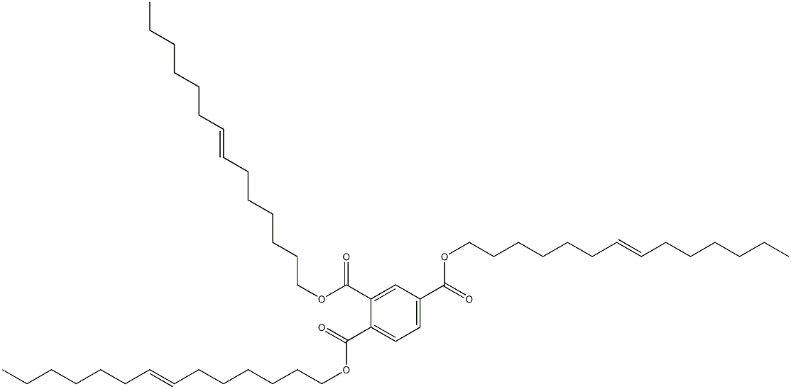 1,2,4-Benzenetricarboxylic acid tri(7-tetradecenyl) ester Struktur