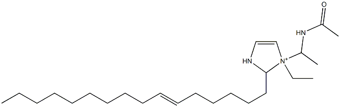 1-[1-(Acetylamino)ethyl]-1-ethyl-2-(6-hexadecenyl)-4-imidazoline-1-ium