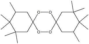 2,2,3,3,4,11,11,12,12,13-Decamethyl-7,8,15,16-tetraoxadispiro[5.2.5.2]hexadecane Struktur