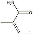 (Z)-2-Methyl-2-butenamide Struktur
