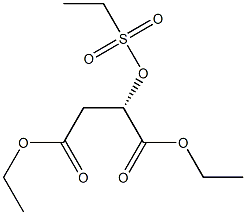 [S,(-)]-2-[(Ethylsulfonyl)oxy]succinic acid diethyl ester Struktur