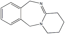 1,2,3,4,6,11-Hexahydropyrido[1,2-b][2,4]benzodiazepine 结构式