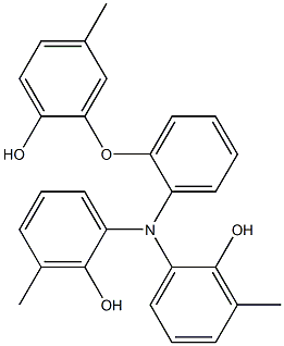 N,N-Bis(2-hydroxy-3-methylphenyl)-2-(2-hydroxy-5-methylphenoxy)benzenamine