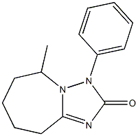 3,5,6,7,8,9-Hexahydro-5-methyl-3-phenyl-2H-[1,2,4]triazolo[1,5-a]azepin-2-one Structure