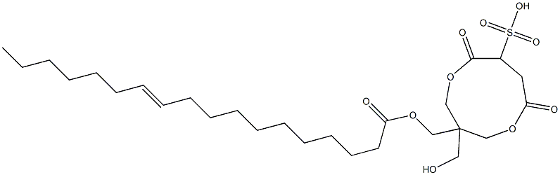  (11E)-11-Octadecenoic acid [1-(hydroxymethyl)-4,7-dioxo-6-sulfo-3,8-dioxacyclononan-1-yl]methyl ester