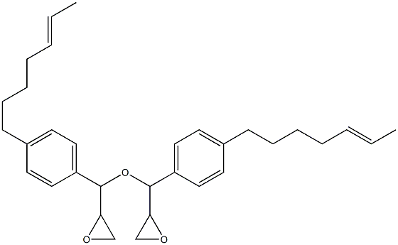 4-(5-Heptenyl)phenylglycidyl ether 结构式