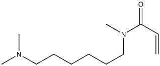 N-Acryloyl-N-methyl-N',N'-dimethylhexamethylenediamine Structure