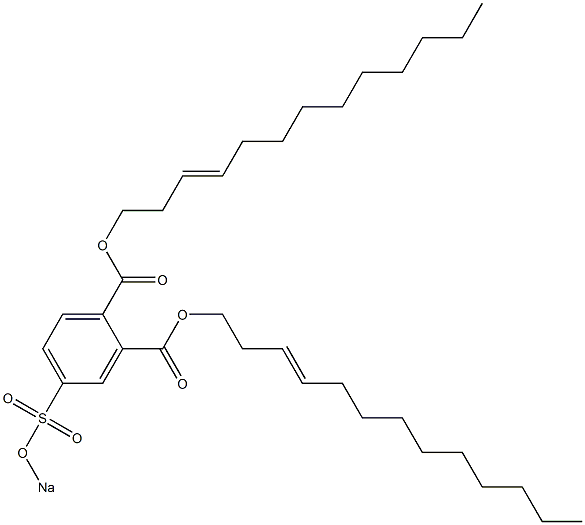 4-(Sodiosulfo)phthalic acid di(3-tridecenyl) ester