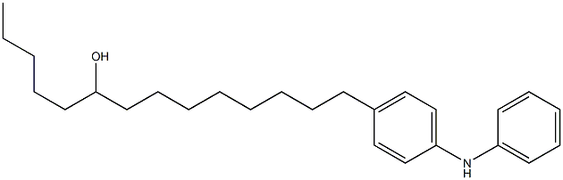 4-(9-Hydroxytetradecyl)phenylphenylamine