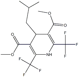  1,4-Dihydro-2,6-bis(trifluoromethyl)-4-isobutylpyridine-3,5-dicarboxylic acid dimethyl ester