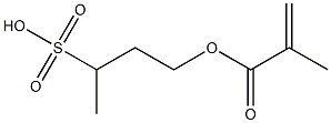 3-(Methacryloyloxy)-1-methyl-1-propanesulfonic acid Structure