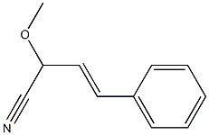 (E)-2-Methoxy-4-phenyl-3-butenenitrile Structure