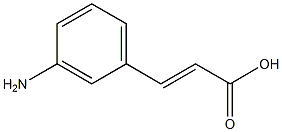 3-Amino-trans-cinnamic acid Structure