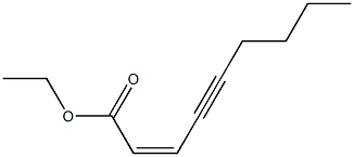 (Z)-2-Nonen-4-ynoic acid ethyl ester Structure
