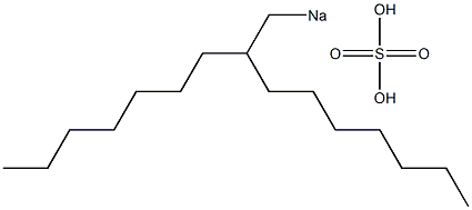 Sulfuric acid 2-heptylnonyl=sodium salt