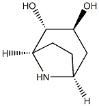 (1R,2S,3S,5S)-8-Azabicyclo[3.2.1]octane-2,3-diol,,结构式