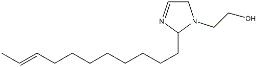2-(9-Undecenyl)-3-imidazoline-1-ethanol Structure