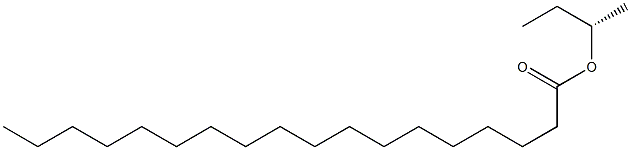 (+)-Stearic acid (S)-sec-butyl ester Struktur