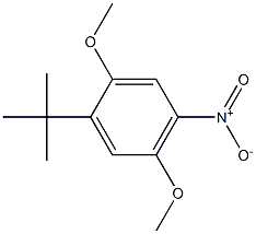 1-tert-Butyl-2,5-dimethoxy-4-nitrobenzene Struktur