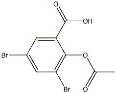 2-(Acetyloxy)-3,5-dibromobenzoic acid
