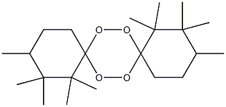 1,1,2,2,3,10,10,11,11,12-Decamethyl-7,8,15,16-tetraoxadispiro[5.2.5.2]hexadecane Structure
