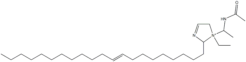 1-[1-(Acetylamino)ethyl]-1-ethyl-2-(9-henicosenyl)-3-imidazoline-1-ium Structure