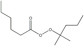Hexaneperoxoic acid 1,1-dimethylbutyl ester Structure