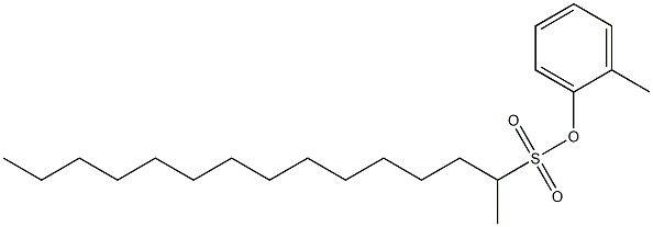 2-Pentadecanesulfonic acid 2-methylphenyl ester