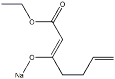 3-(Sodiooxy)-2,6-heptadienoic acid ethyl ester|
