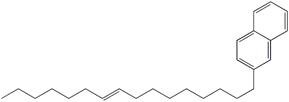 2-(9-Hexadecenyl)naphthalene Structure