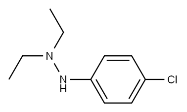1-(4-クロロフェニル)-2,2-ジエチルヒドラジン 化学構造式