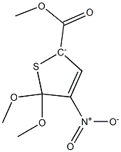 2-Methoxycarbonyl-4-nitro-5,5-dimethoxy-2,5-dihydrothiophen-2-ide