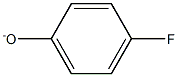 4-フルオロフェノキシド 化学構造式