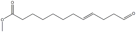 (8E)-11-Formyl-8-undecenoic acid methyl ester Struktur