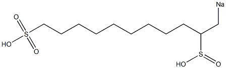 1-Sodiosulfoundecane-2-sulfinic acid