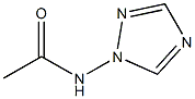 1-Acetylamino-1H-1,2,4-triazole Structure