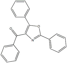 4-ベンゾイル-2,5-ジフェニルオキサゾール 化学構造式