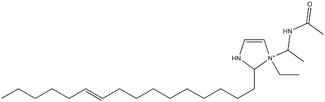  1-[1-(Acetylamino)ethyl]-1-ethyl-2-(10-hexadecenyl)-4-imidazoline-1-ium