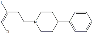  1-[(E)-4-Chloro-3-iodo-3-butenyl]-4-phenylpiperidine
