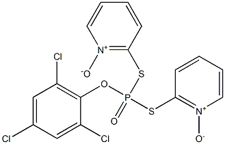 Dithiophosphoric acid O-(2,4,6-trichlorophenyl)S,S-di[(pyridine 1-oxide)-2-yl] ester