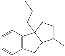1,2,3,3a,8,8a-Hexahydro-1-methyl-3a-propylindeno[2,1-b]pyrrole