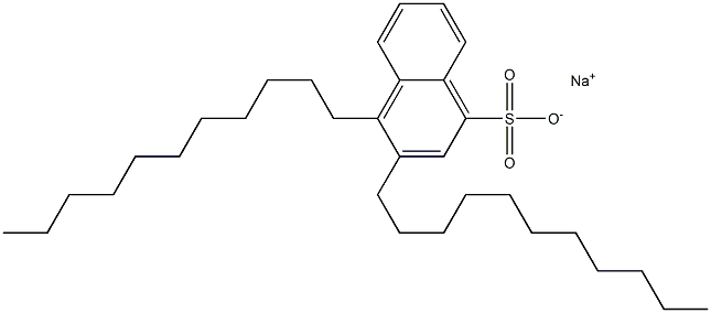 3,4-Diundecyl-1-naphthalenesulfonic acid sodium salt|