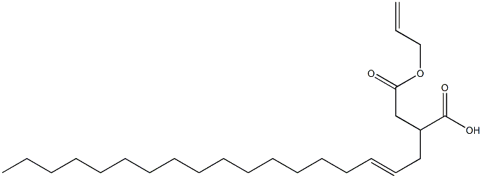 2-(2-Octadecenyl)succinic acid 1-hydrogen 4-allyl ester Structure