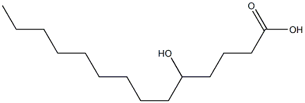 5-Hydroxytetradecanoic acid Structure