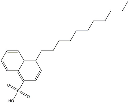 4-Undecyl-1-naphthalenesulfonic acid Structure