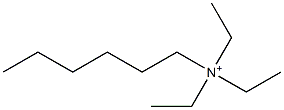 Hexyltriethylammonium Structure