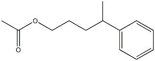 Acetic acid 4-phenylpentyl ester Structure