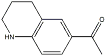 6-Acetyl-1,2,3,4-tetrahydroquinoline 结构式