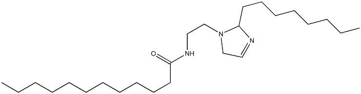 1-(2-Lauroylaminoethyl)-2-octyl-3-imidazoline Struktur