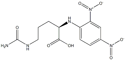 (R)-2-[(2,4-Dinitrophenyl)amino]-5-ureidopentanoic acid Structure